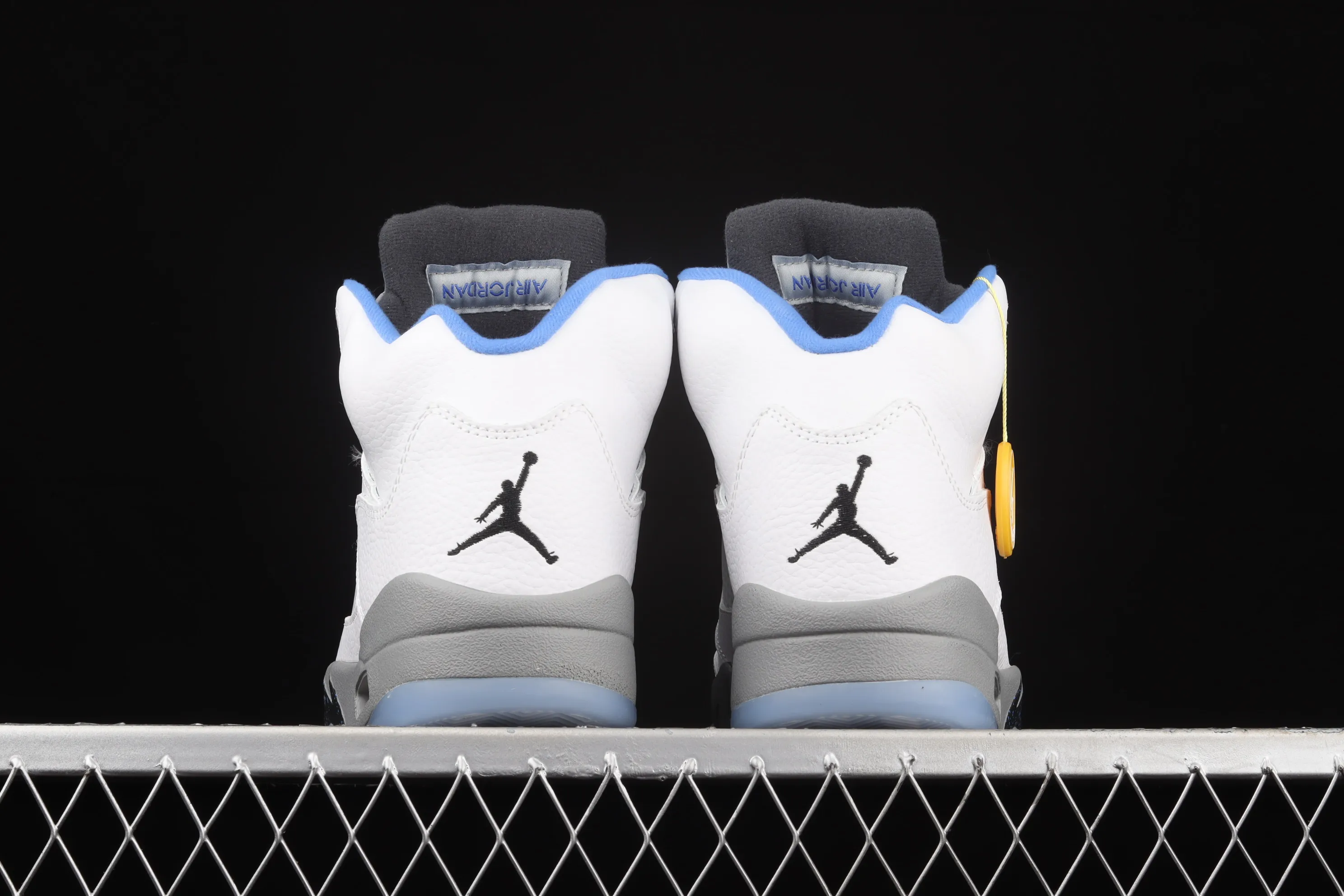 All categories Air Jordan Jordan series basketball shoes Air Jordan 5 G version Air Jordan 5 "Stealth 2.0" AJ5 Joe 5 white and blue color 440888-140